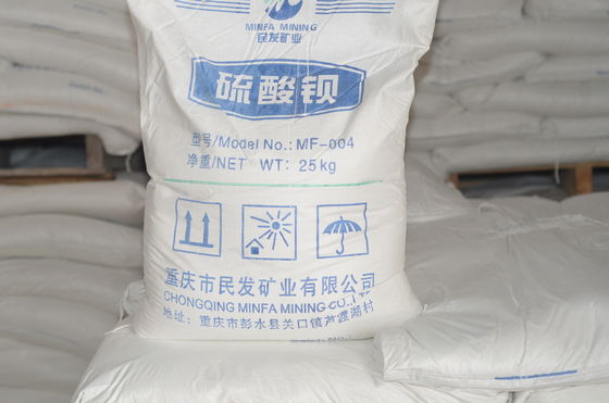 Sulfaty mineralne Wypełniacz chemiczny Sulfat baru w proszku dla przemysłu chemicznego Cas 7727 43 7